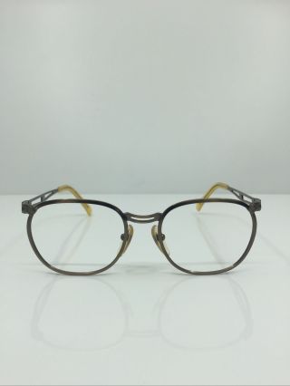 Vintage Jean Paul Gaultier Jpg 56 - 2177 Eyeglasses C.  Antique Bronze Made Japan