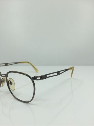 Vintage Jean Paul Gaultier JPG 56 - 2177 Eyeglasses C.  Antique Bronze Made Japan 3
