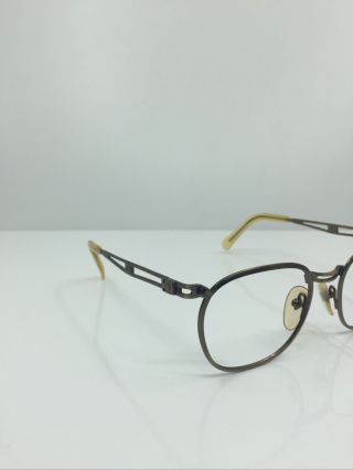 Vintage Jean Paul Gaultier JPG 56 - 2177 Eyeglasses C.  Antique Bronze Made Japan 5