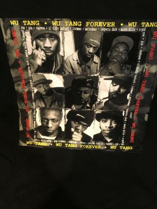 Rare Vintage 1997 Wu Tang Forever Adult Size Xl Rap Hip Hop Shirt Rza Gza Odb