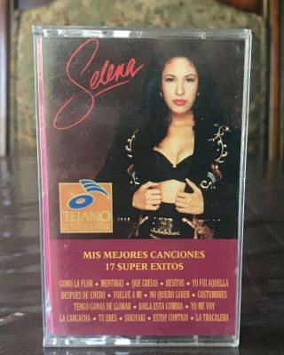 Selena Quintanilla 1993 Cassette “mis Mejores Canciones - 17 Exitos”
