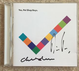Yes Pet Shop Boys Signed Cd Authentic Album Lowe Tennant