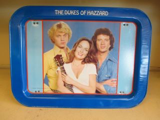 Vintage 1981 The Dukes Of Hazzard Metal Folding Tv Tray