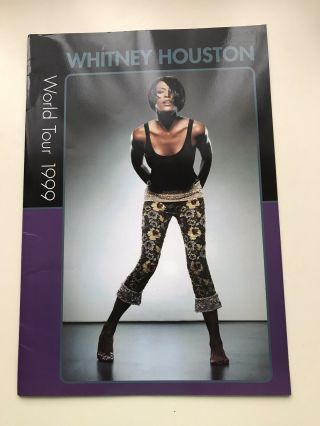 Whitney Houston World Tour 1999 Concert Programme/ Brochure Rare