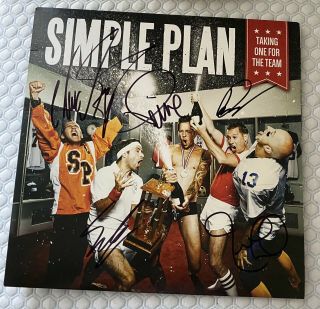 Autographed Simple Plan Record