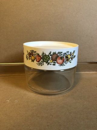 Set Of 3 Vintage Corning Ware Pyrex SPICE OF LIFE See N Store Glass ...