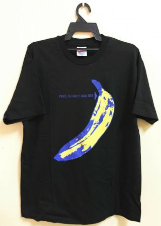 Vintage The Velvet Underground Rock Punk Tour Concert Promo T - Shirt Andy Warhol