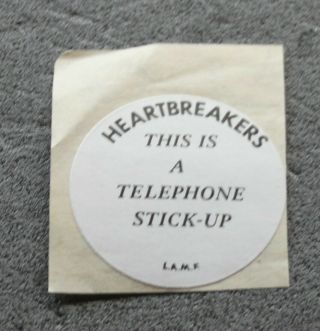 The Heartbreakers This Is A Telephone Stick Up Lamf 1977 Unpeeled Sticker