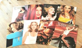 Madonna Icon Magazines No.  29 - 36 Rare 1998/2001 Official