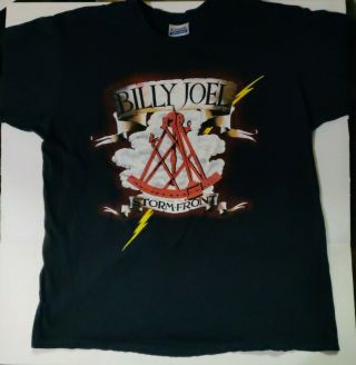 Rare Vintage Billy Joel Storm Front Concert T - Shirt X - Large L@@k