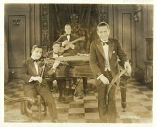 C1920 Johnnie Marvin & His Musical Saw Great Vintage Vitaphone Film Photograph