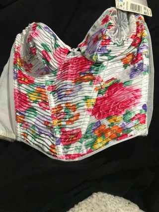 Vintage Christian Dior Intimates Sexy Bra Bustier Lingerie34b Neww/tag - On