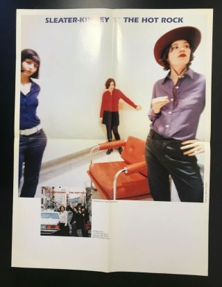 Vintage Sleater Kinney 1999 Promo Poster Kill Rock Stars -