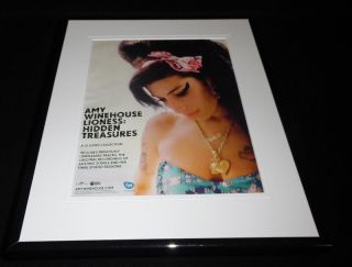 Amy Winehouse Lioness 2011 Framed 11x14 Advertisement