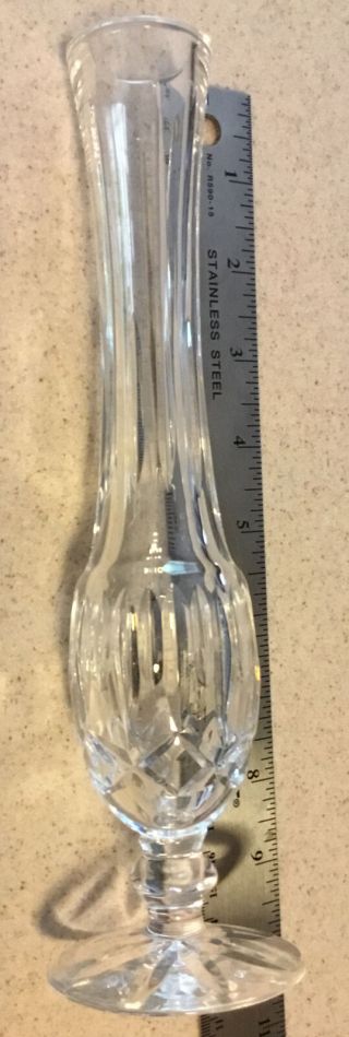 Waterford Lismore Bud Vase 9 1/4in Clear Cut Crystal