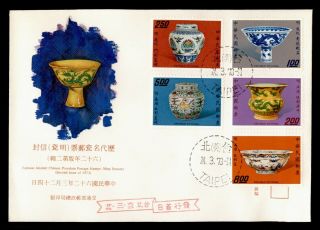 Dr Who 1973 Taiwan China Fdc Ancient Porcelain C237033