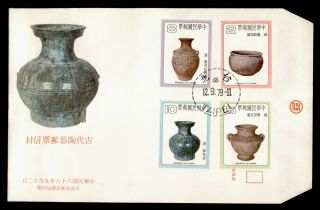 Dr Who 1979 Taiwan China Fdc Ancient Pottery C237049