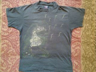 Vintage 1993 Nirvana Seahorse Shirt - Large Singlestitch Giant Grunge 90 