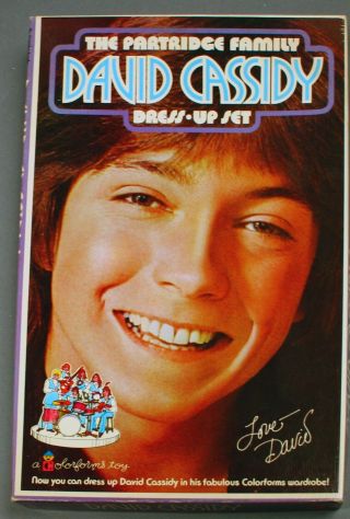 Colorforms Boxed Set - David Cassidy Partridge Family - 1972