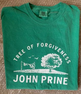 John Prine Tree Of Forgiveness Official Tour T - Shirt Front,  Back Prints New/mint