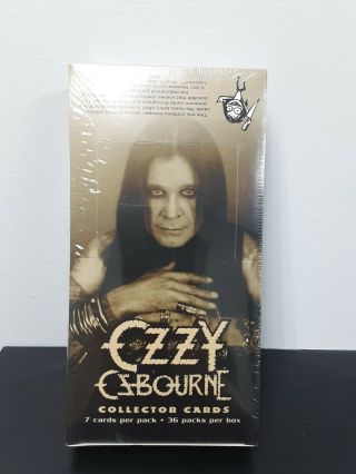 Ozzy Osbourne Collector Card Box 2001 36 Packs