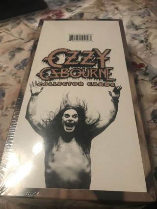 Ozzy Osbourne Collector Card box 2001 36 Packs 2