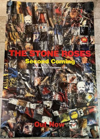 The Stone Roses Vintage 40 " X 60 " Second Coming Subway Poster - 40 X 60 Inches