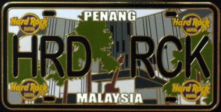 Hard Rock Hotel Penang,  Malaysia License Plate Pin