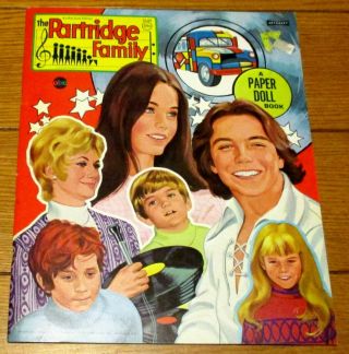 The Partridge Family Paper Doll Book 1971 Un - Cut
