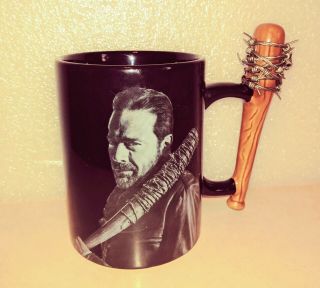 The Walking Dead Negan & Lucille Bat Barbed Wire Handle Coffee Cup Mug Twd