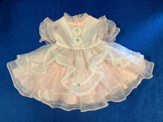 Vintage Martha’s Miniatures Party Pagent Dress Soft Pink Size 2