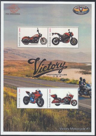 Indonesia - Indonesie Special Issue 2021 Motorcycle Victory (ms) 1