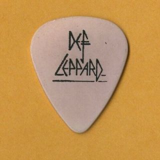 Def Leppard 1999 Euphoria Concert Tour Rick Savage Stage Guitar Pick