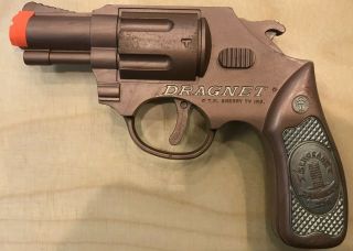Vintage Knickerbocker Dragnet Tv Show Toy Dart Gun 6 " Long W/