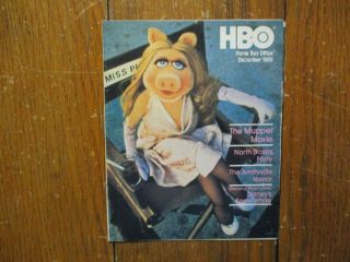 Dec.  - 1980 Hbo Tv Magaz (the Muppet Movie/john Ritter/miss Piggy/close Encounters