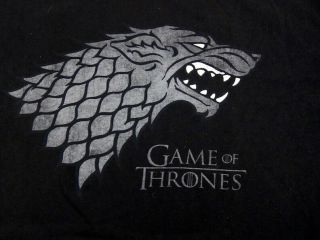 Guc 2013 Hbo Game Of Thrones House Stark Direwolf Wolf Sigil T - Shirt Sz 2xl