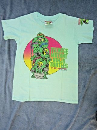 Vintage Teenage Mutant Ninja Turtles " The Movie " Tee Shirt