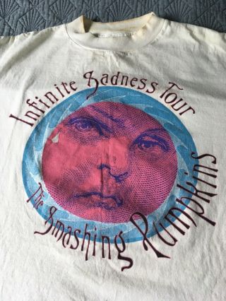 Vintage 1996 Smashing Pumpkins Infinite Sadness Tour Shirt Concert