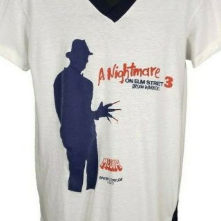 Nightmare On Elm Street 3 T Shirt Vintage 80s 1987 Sleep Shirt Made In Usa Large