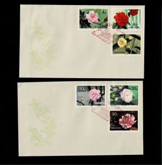 China Stamp 1979 FDC T37 Camellias of Yunnan 2