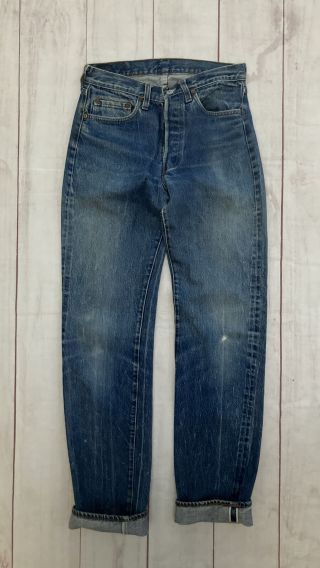 Vintage 1980s Levi’s 501 Redline Selvedge Denim Blue Jeans Made In Usa 30x38