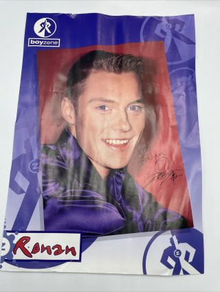 1995 Ronan Keating Boyzone Doll with exclusive autographed Poster Boxed Ltd Edit 2