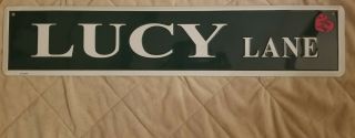 Lucy Lane 24x5 Tin Sign Lucille Ball Desi Arnaz I Love Lucy