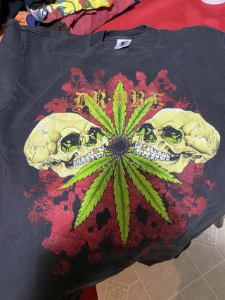 Vintage Dr Dre,  The Chronic Tour Marijuana T - Shirt.
