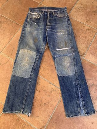 Vintage Levi’s Redline Single Stitch Jeans 31 X 32 (27x30) Distressed