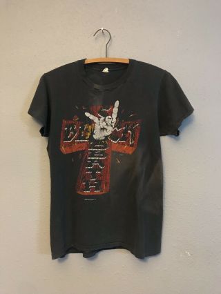 Vintage Black Sabbath Shirt 1981 Ozzy Osbourne 80s Metal Band Concert Tour M