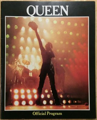Queen The Game Tour Book 1980 U.  S.  Concert Official Program Booklet