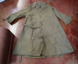 French Army Military M35 M38 Motorcycle Trench Coat Wwii 1930s T2 Despatch Rider