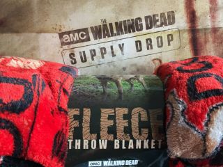 Amc Twd The Walking Dead Supply Dog Ultra - Soft Throw Blanket