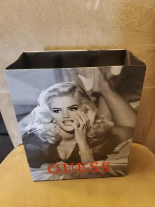 Anna Nicole Smith Guess Shopping Bag 1993